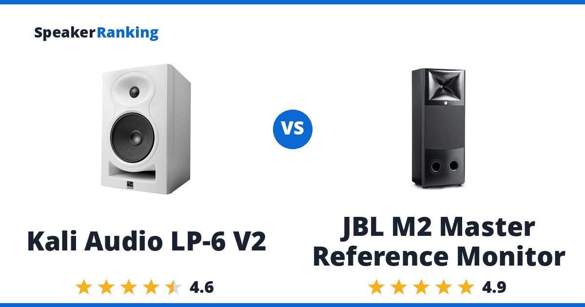 Kali Audio LP-6 V2 vs JBL M2 Master Reference Monitor