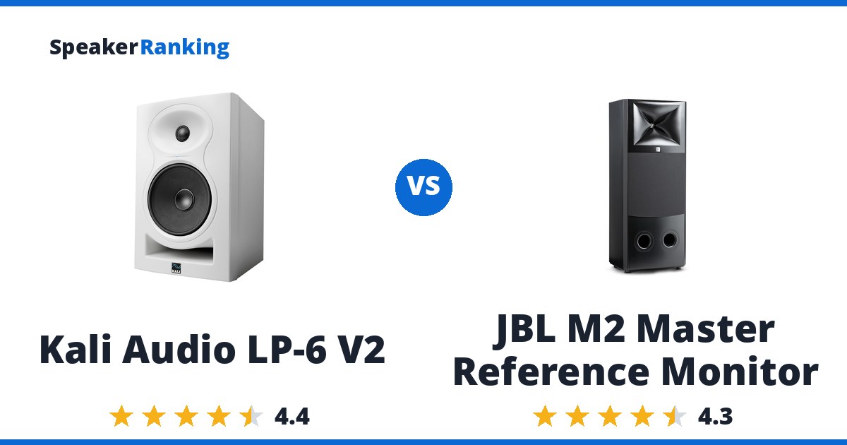 Kali Audio LP-6 V2 vs JBL M2 Master Reference Monitor