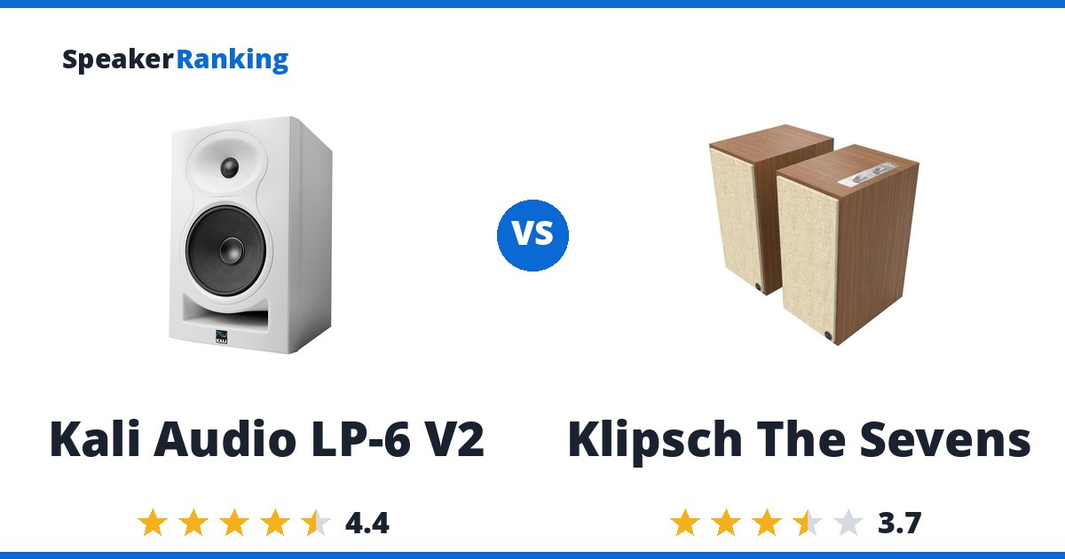 Kali Audio LP-6 V2 vs Klipsch The Sevens