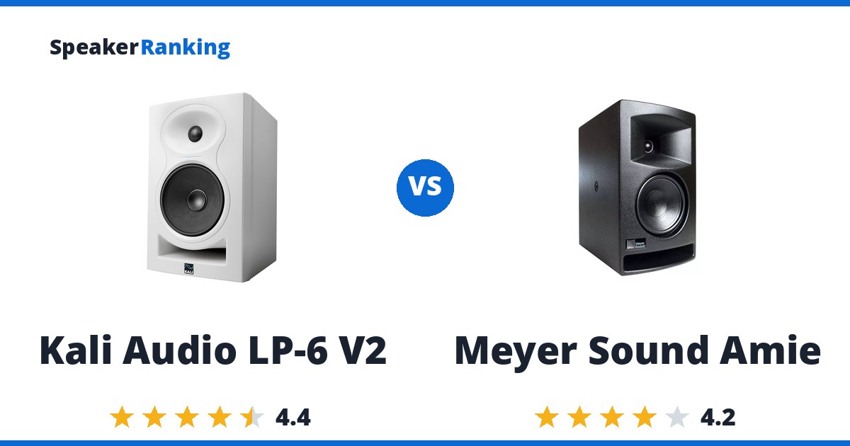 Kali Audio LP-6 V2 vs Meyer Sound Amie