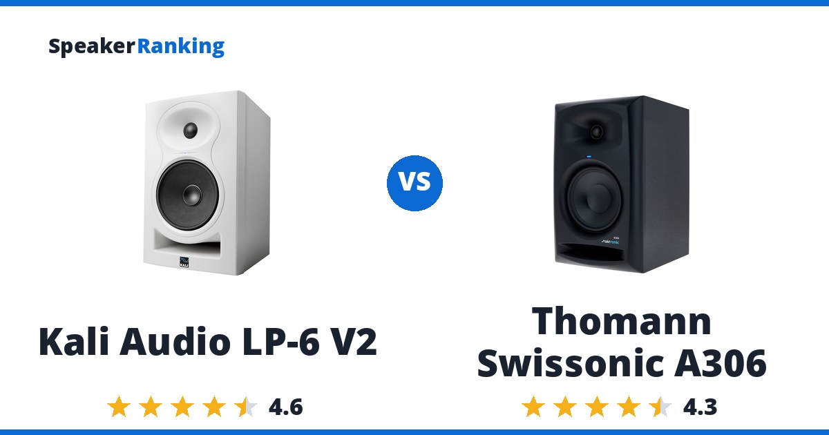 Kali Audio LP-6 V2 vs Thomann Swissonic A306
