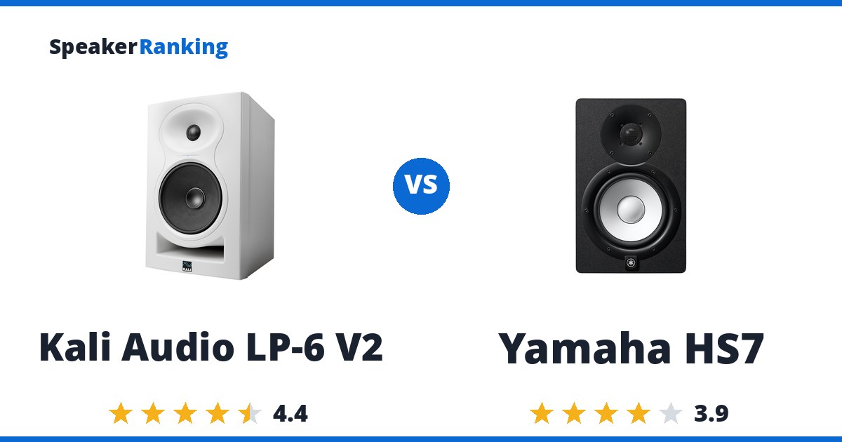 Kali Audio LP-6 V2 vs Yamaha HS7