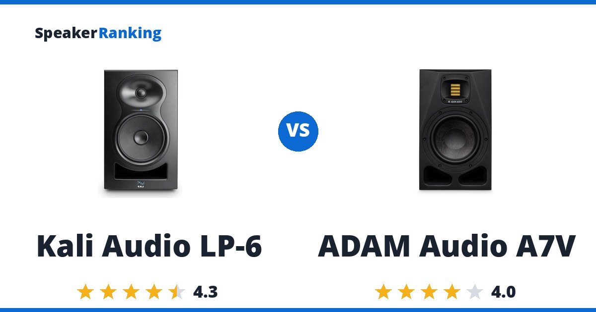 Kali Audio LP-6 vs ADAM Audio A7V