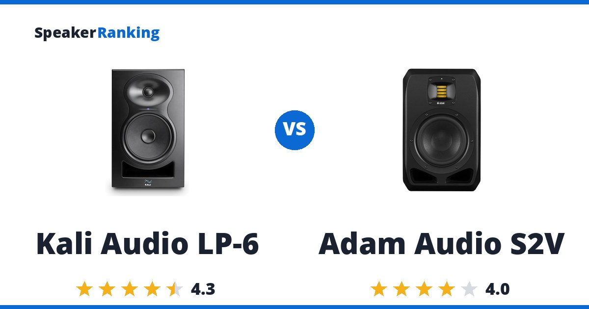 Kali Audio LP-6 vs Adam Audio S2V
