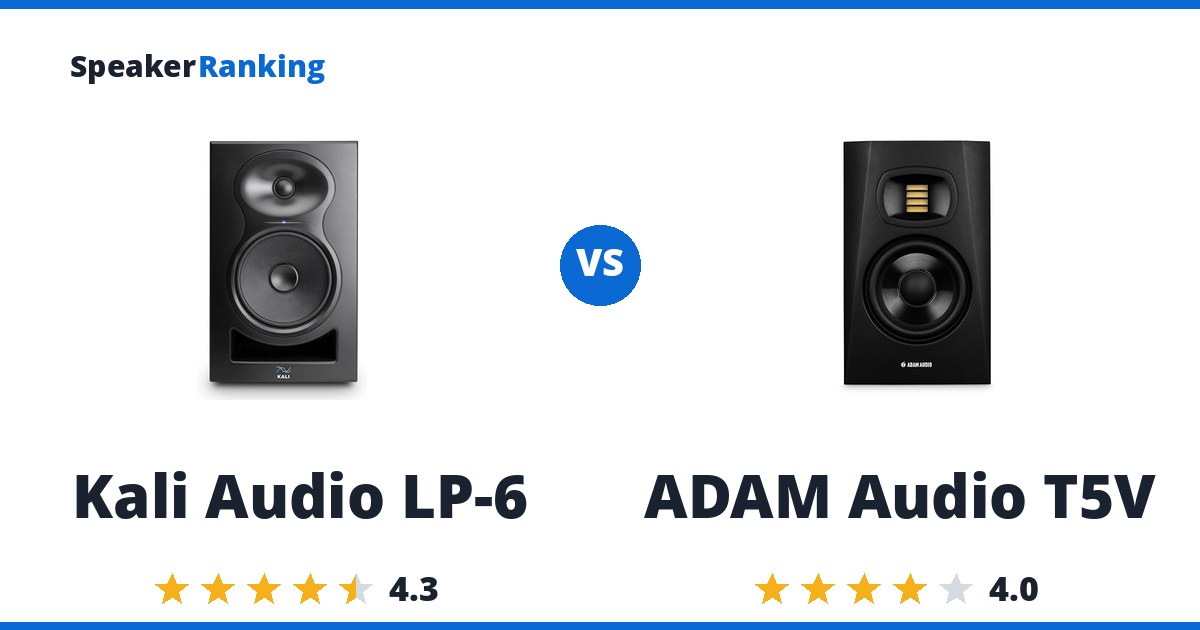 Kali Audio LP-6 vs ADAM Audio T5V