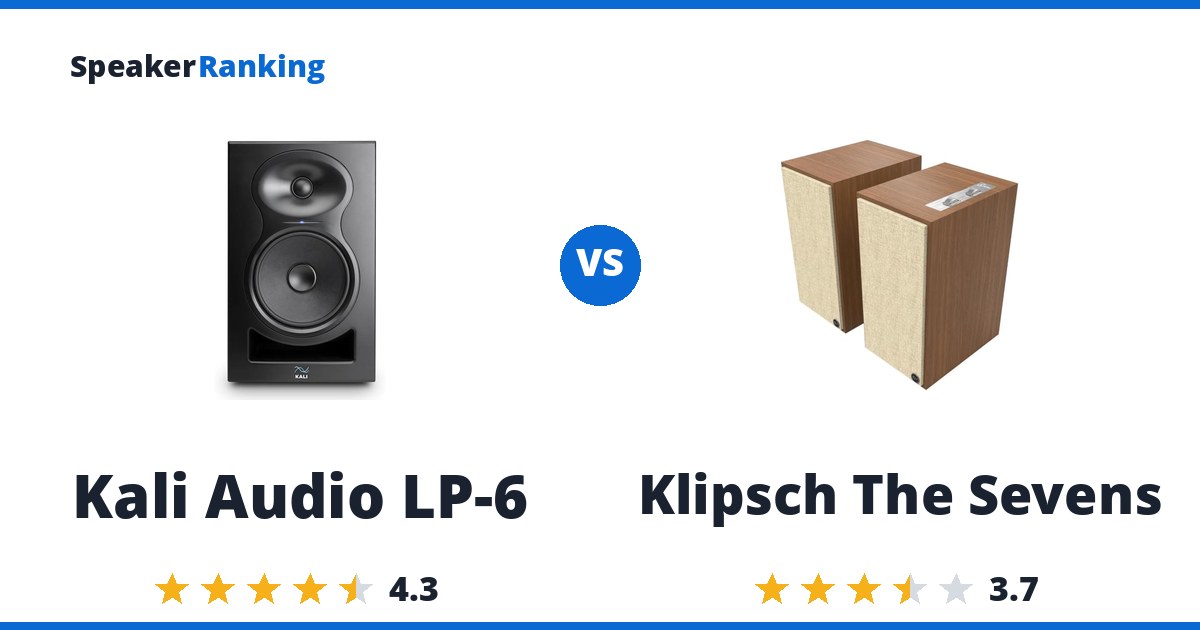 Kali Audio LP-6 vs Klipsch The Sevens