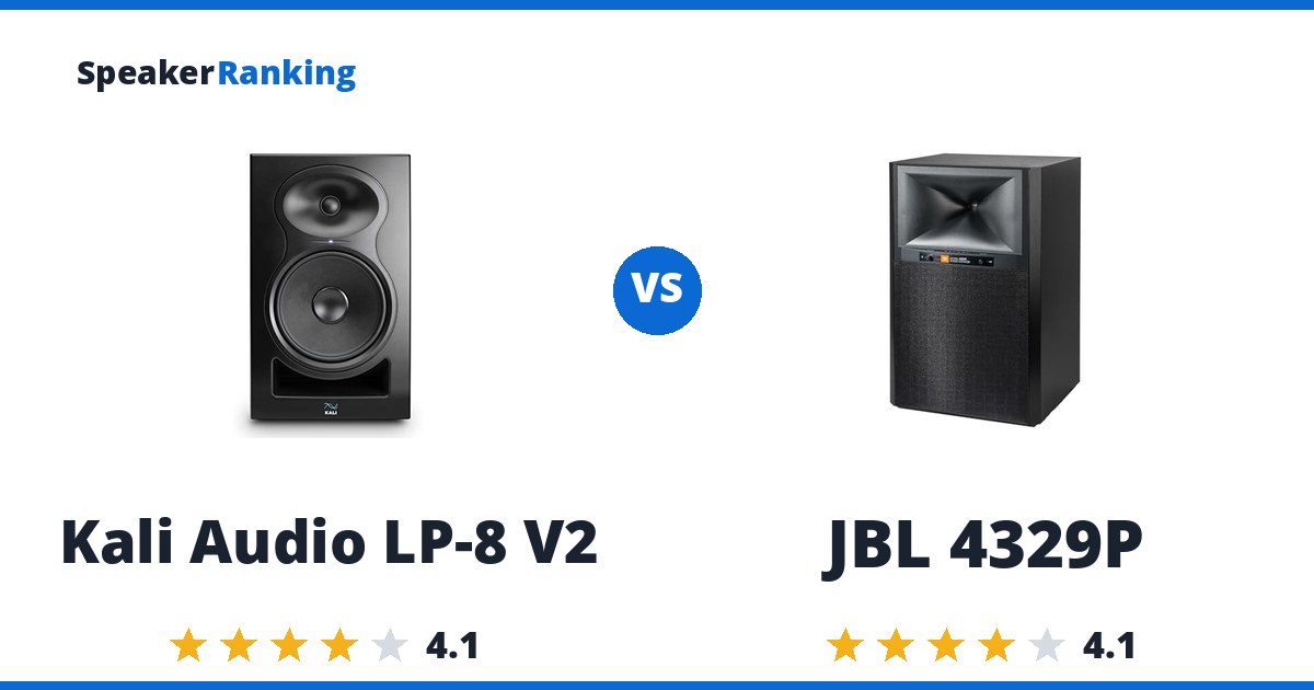 Kali Audio LP-8 V2 vs JBL 4329P