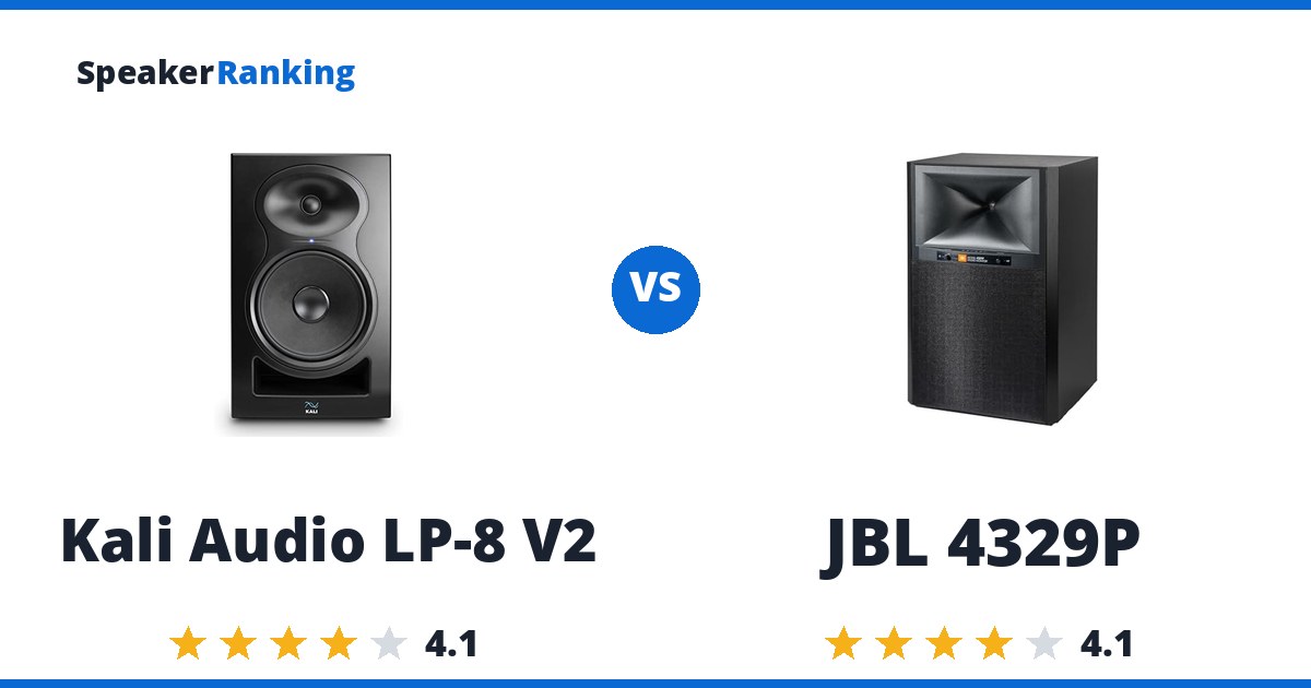 Kali Audio LP-8 V2 vs JBL 4329P