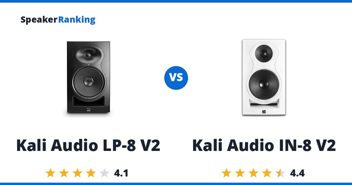 Kali Audio LP-8 V2 vs Kali Audio IN-8 V2