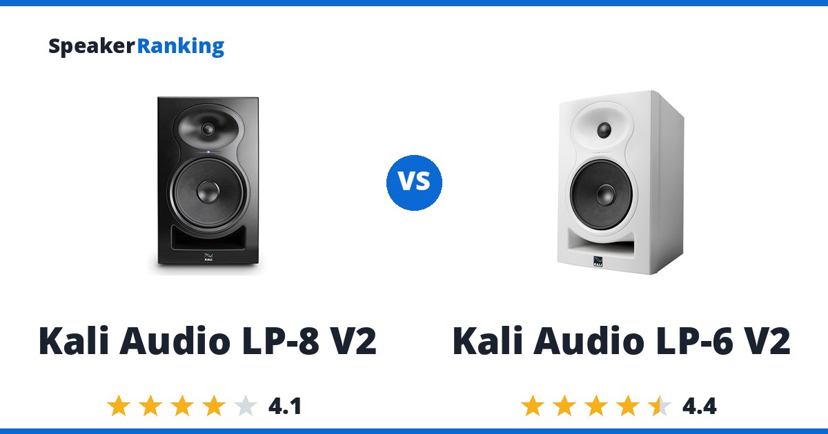 Kali Audio LP-8 V2 vs Kali Audio LP-6 V2