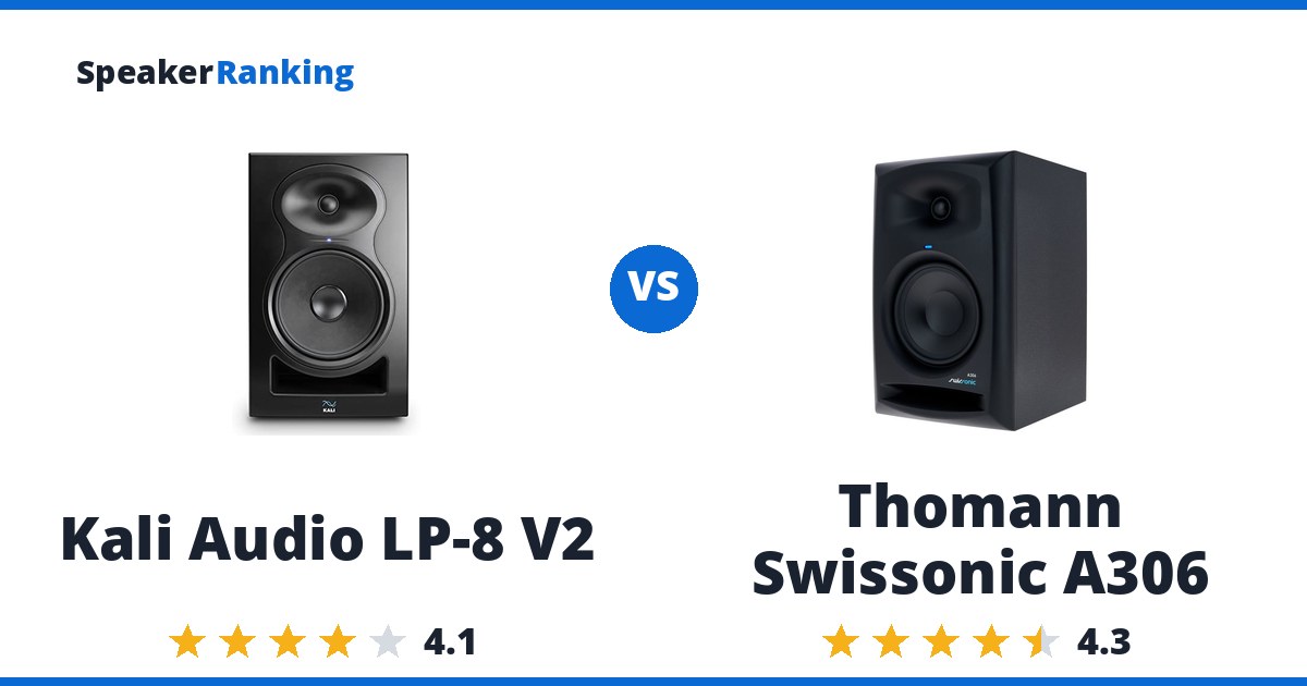 Kali Audio LP-8 V2 vs Thomann Swissonic A306
