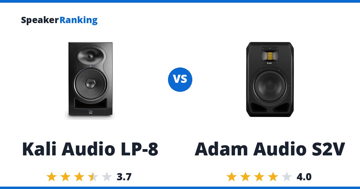 Kali Audio LP-8 vs Adam Audio S2V