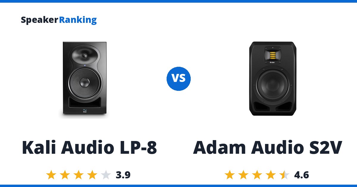 Kali Audio LP-8 vs Adam Audio S2V