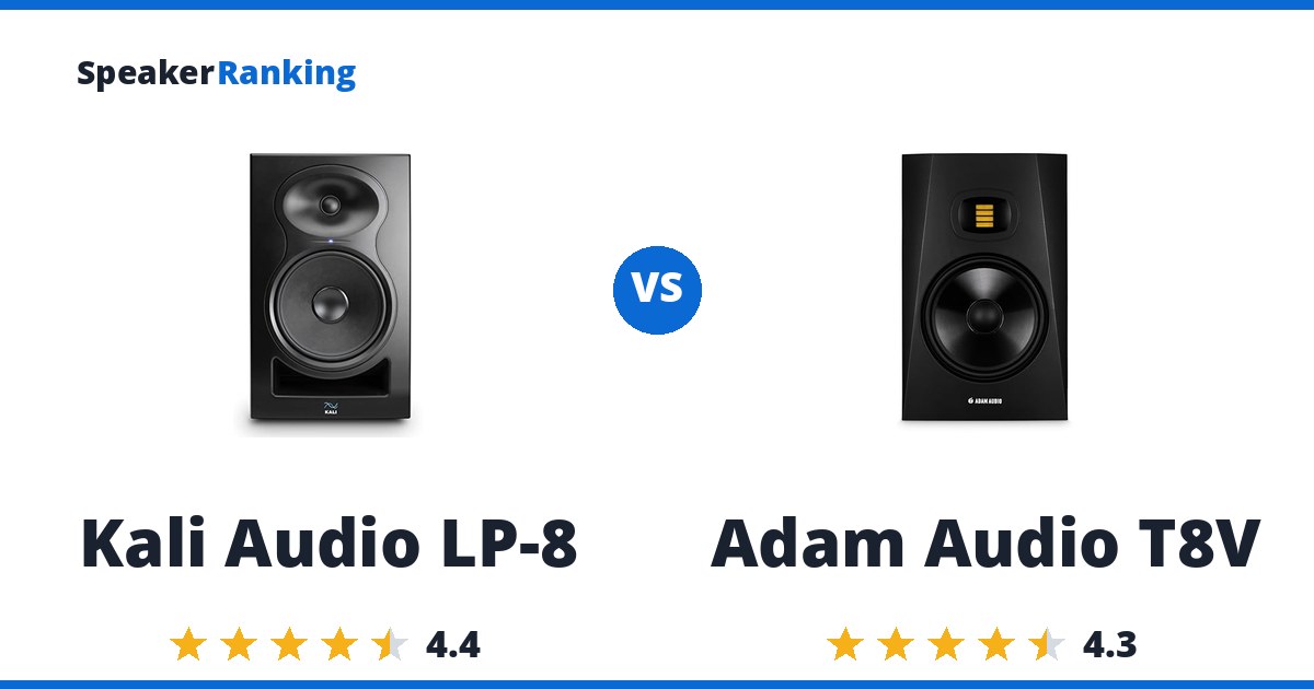 Kali Audio LP-8 vs Adam Audio T8V