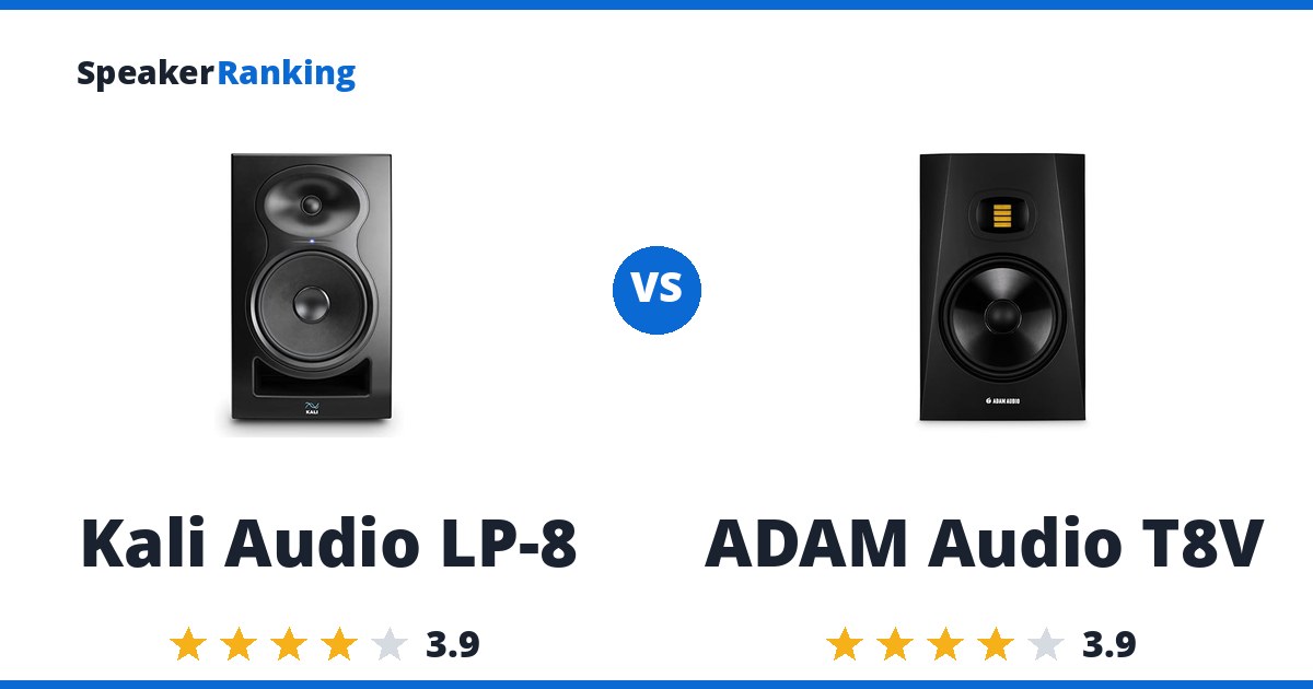 Kali Audio LP-8 vs Adam Audio T8V