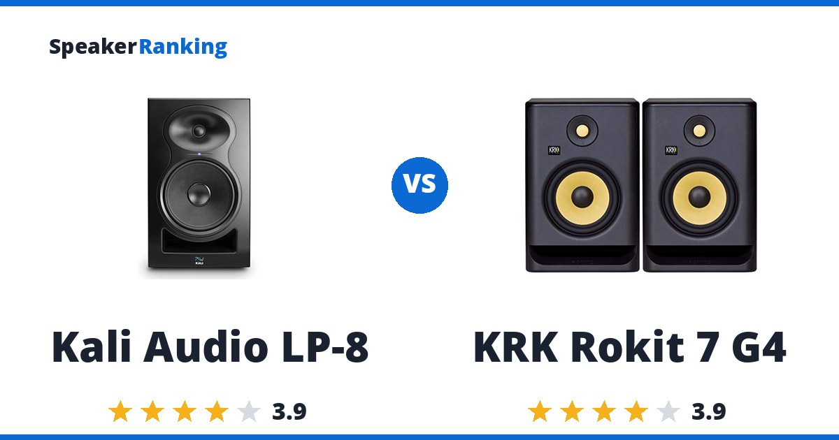 Kali Audio LP-8 vs KRK Rokit 7 G4