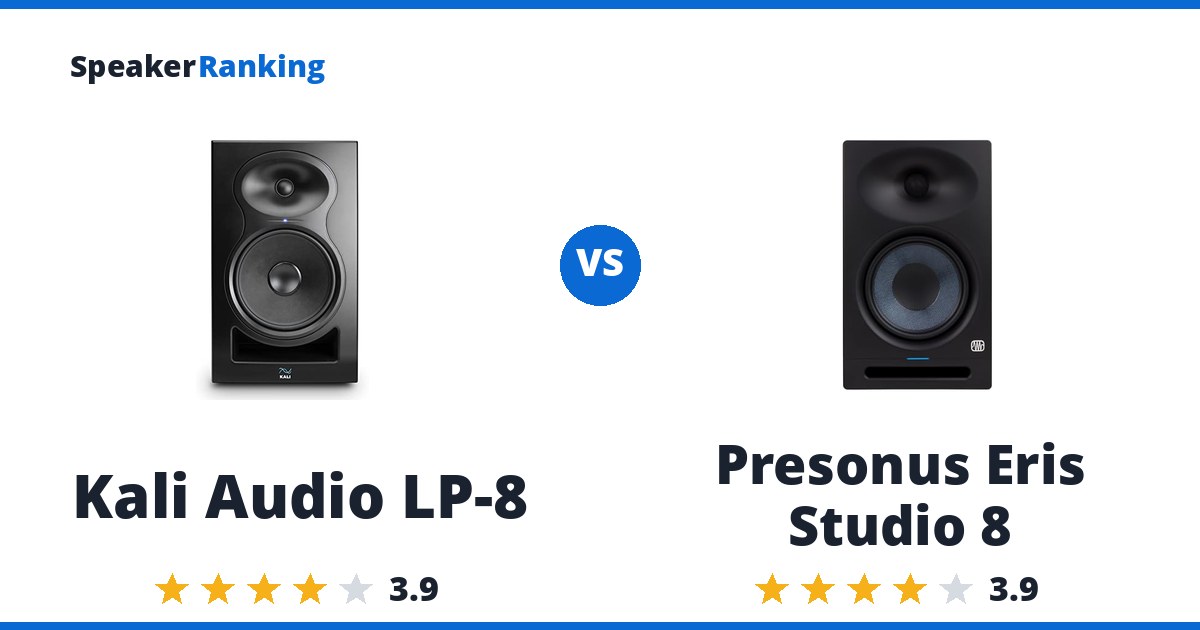 Kali Audio LP-8 vs Presonus Eris Studio 8