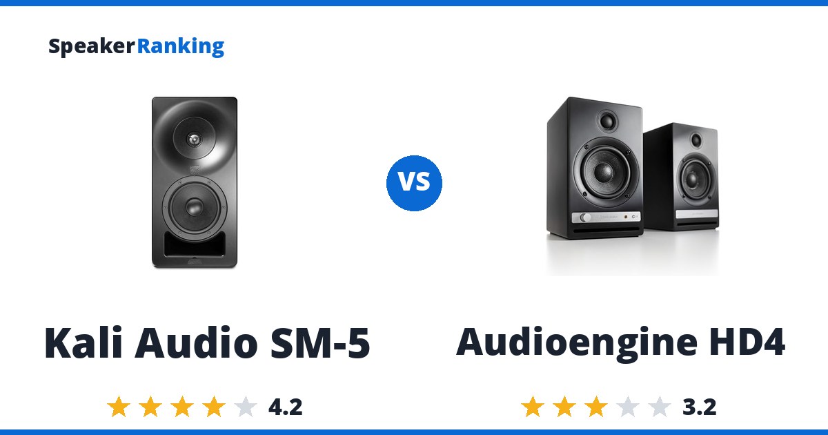 Kali Audio SM-5 vs Audioengine HD4