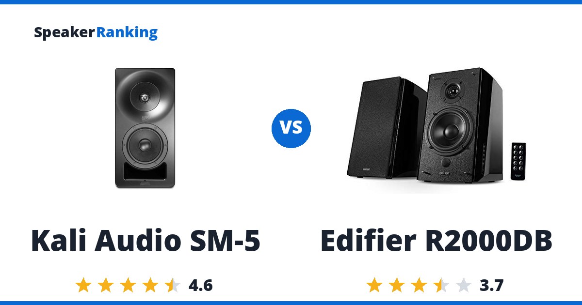 Kali Audio SM-5 vs Edifier R2000DB