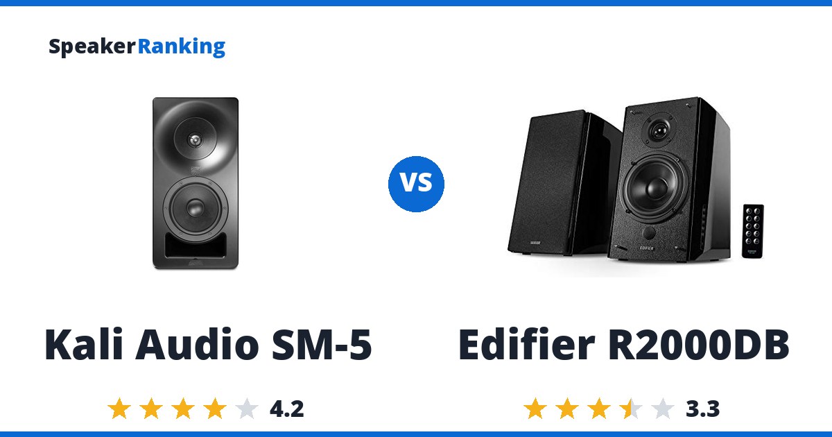 Kali Audio SM-5 vs Edifier R2000DB