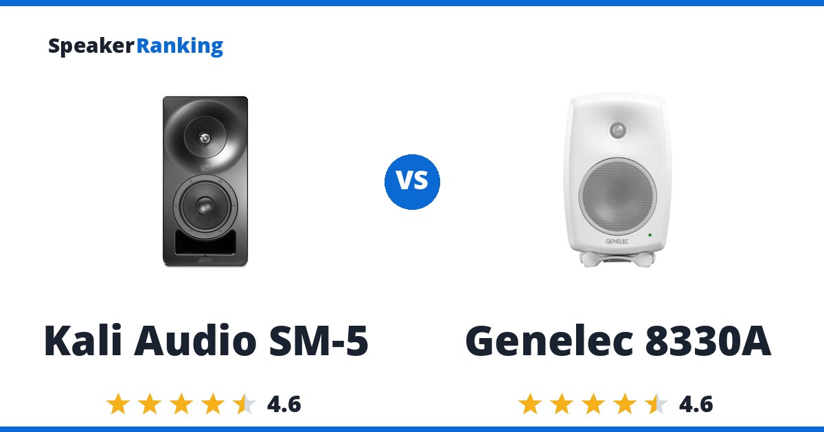 Kali Audio SM-5 vs Genelec 8330A
