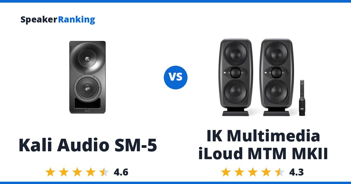 Kali Audio SM-5 vs IK Multimedia iLoud MTM MKII