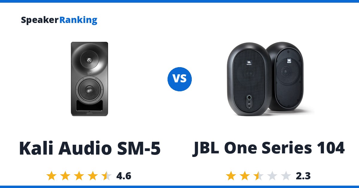 Kali Audio SM-5 vs JBL One Series 104