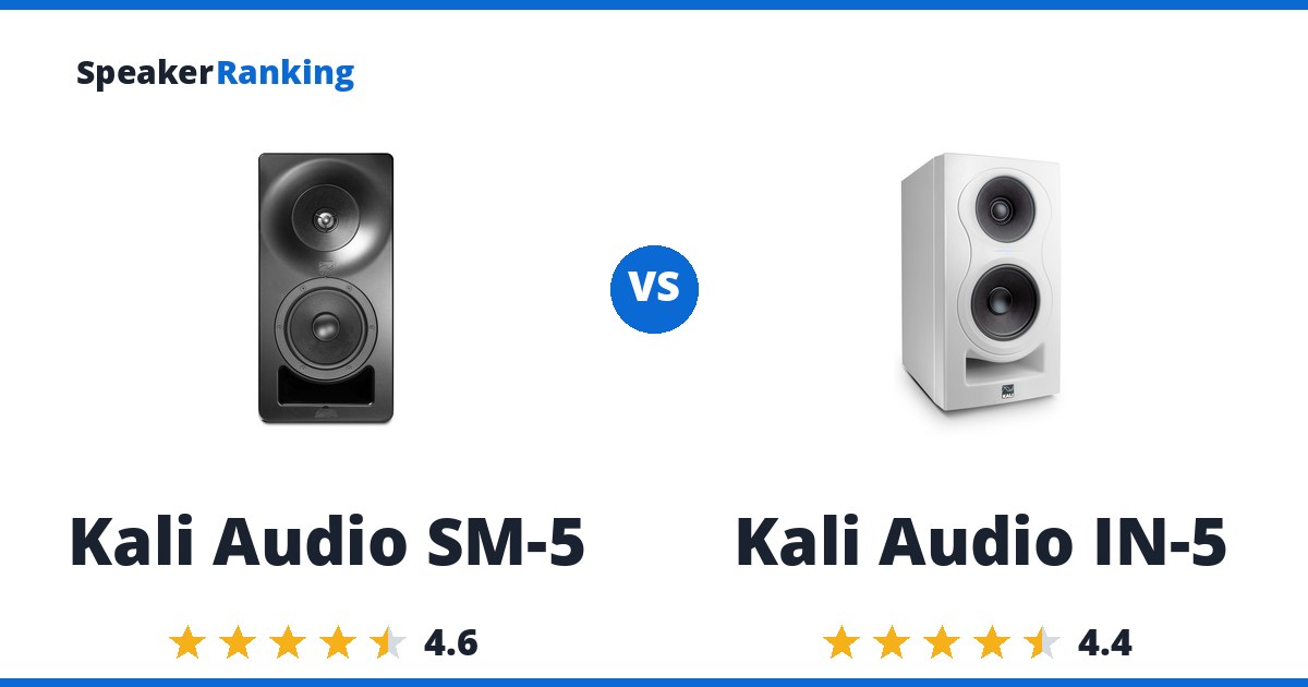 Kali Audio SM-5 vs Kali Audio IN-5
