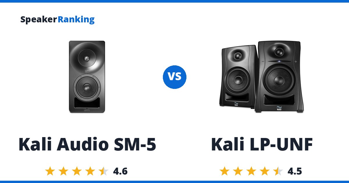 Kali Audio SM-5 vs Kali LP-UNF