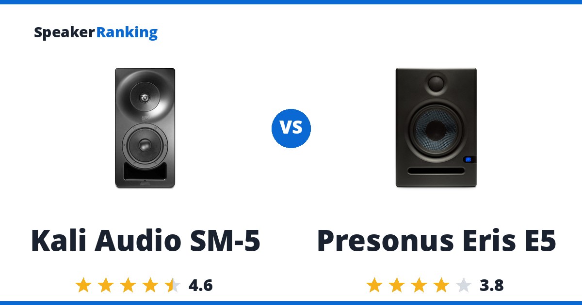Kali Audio SM-5 vs Presonus Eris E5