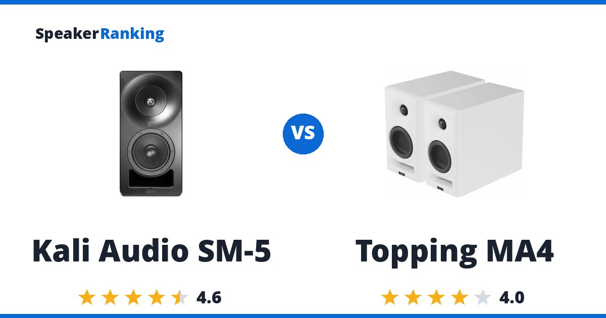 Kali Audio SM-5 vs Topping MA4