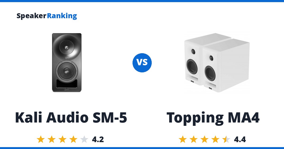 Kali Audio SM-5 vs Topping MA4