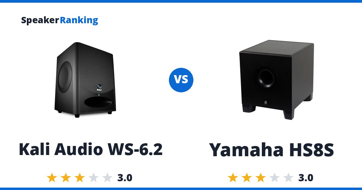 Kali Audio WS-6.2 vs Yamaha HS8S
