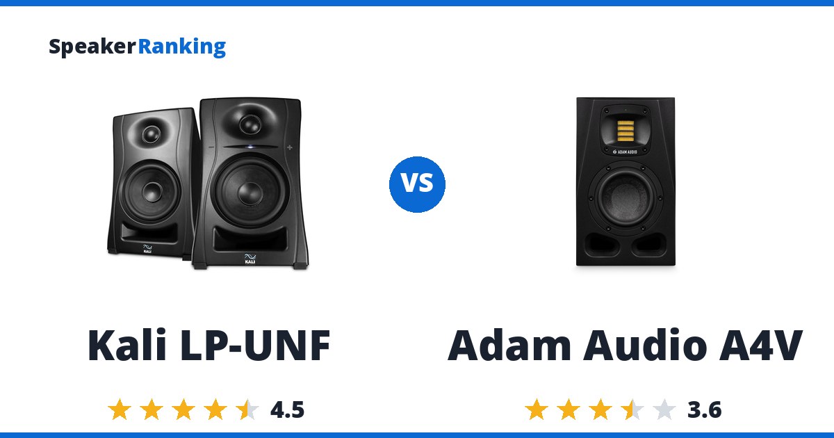 Kali LP-UNF vs Adam Audio A4V