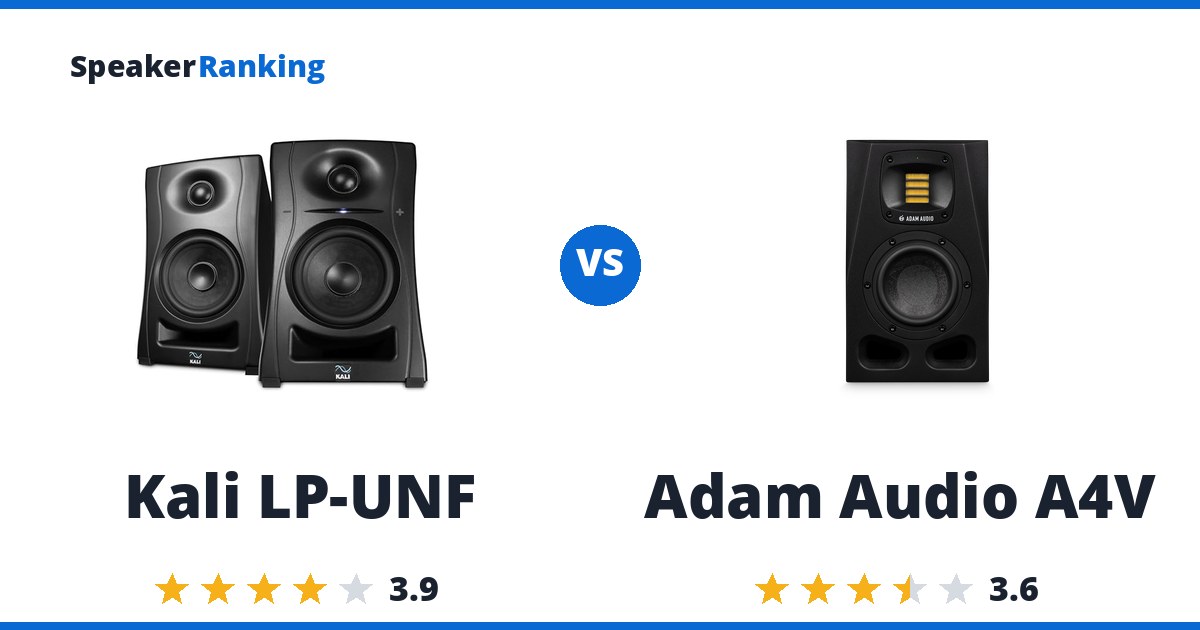 Kali LP-UNF vs Adam Audio A4V