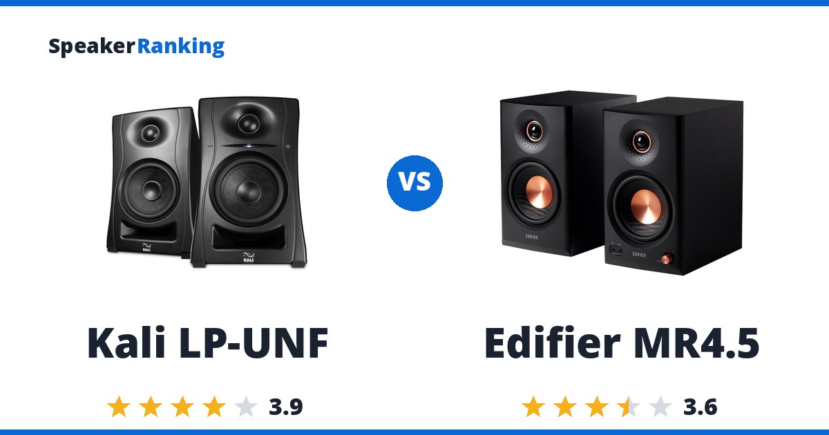 Kali LP-UNF vs Edifier MR4.5