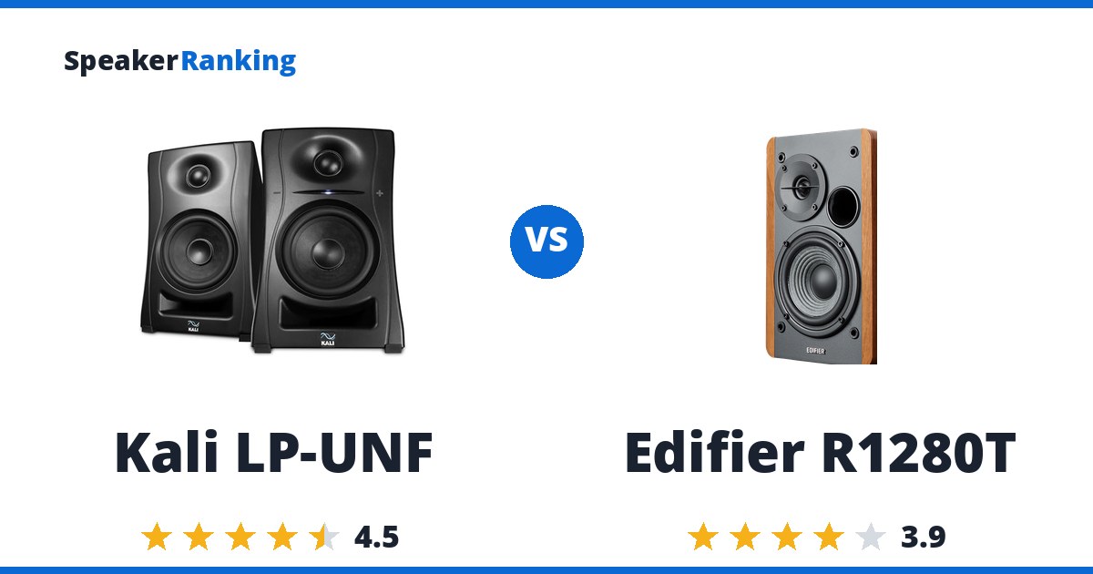 Kali LP-UNF vs Edifier R1280T
