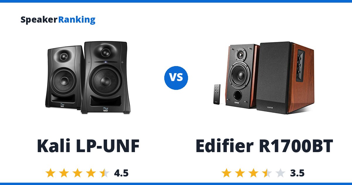 Kali LP-UNF vs Edifier R1700BT