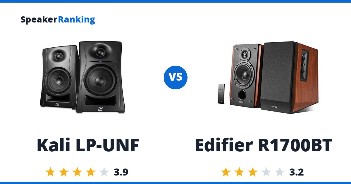 Kali LP-UNF vs Edifier R1700BT