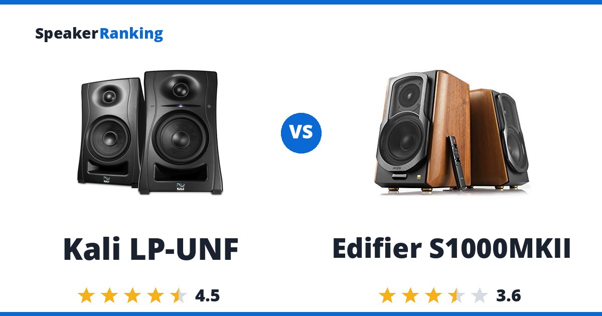 Kali LP-UNF vs Edifier S1000MKII