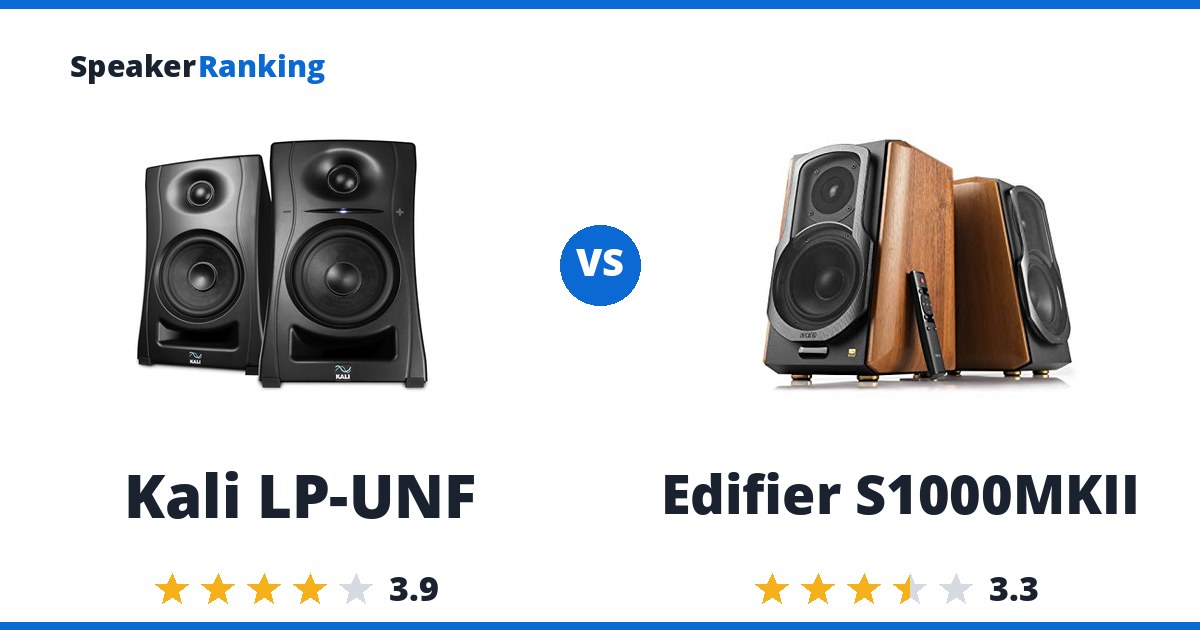 Kali LP-UNF vs Edifier S1000MKII
