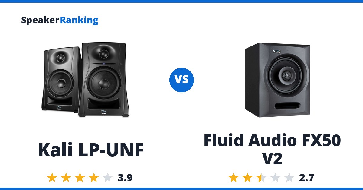 Kali LP-UNF vs Fluid Audio FX50 V2