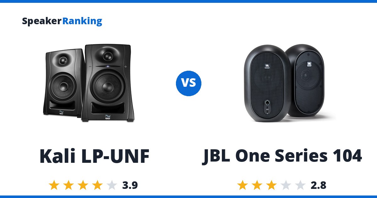 Kali LP-UNF vs JBL One Series 104