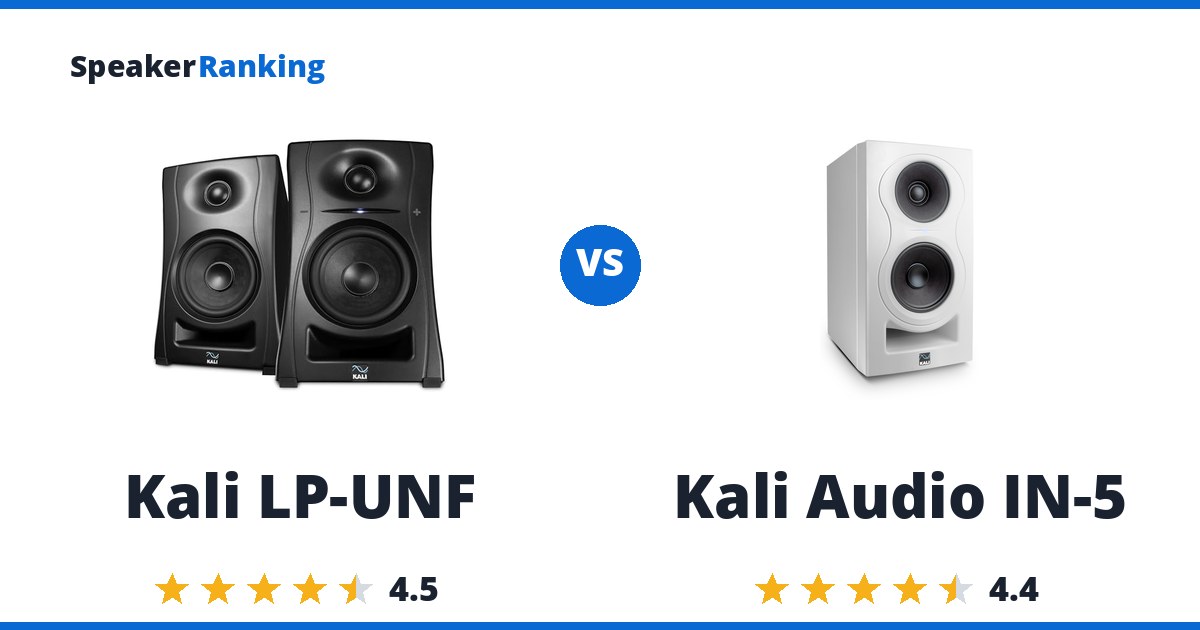 Kali LP-UNF vs Kali Audio IN-5