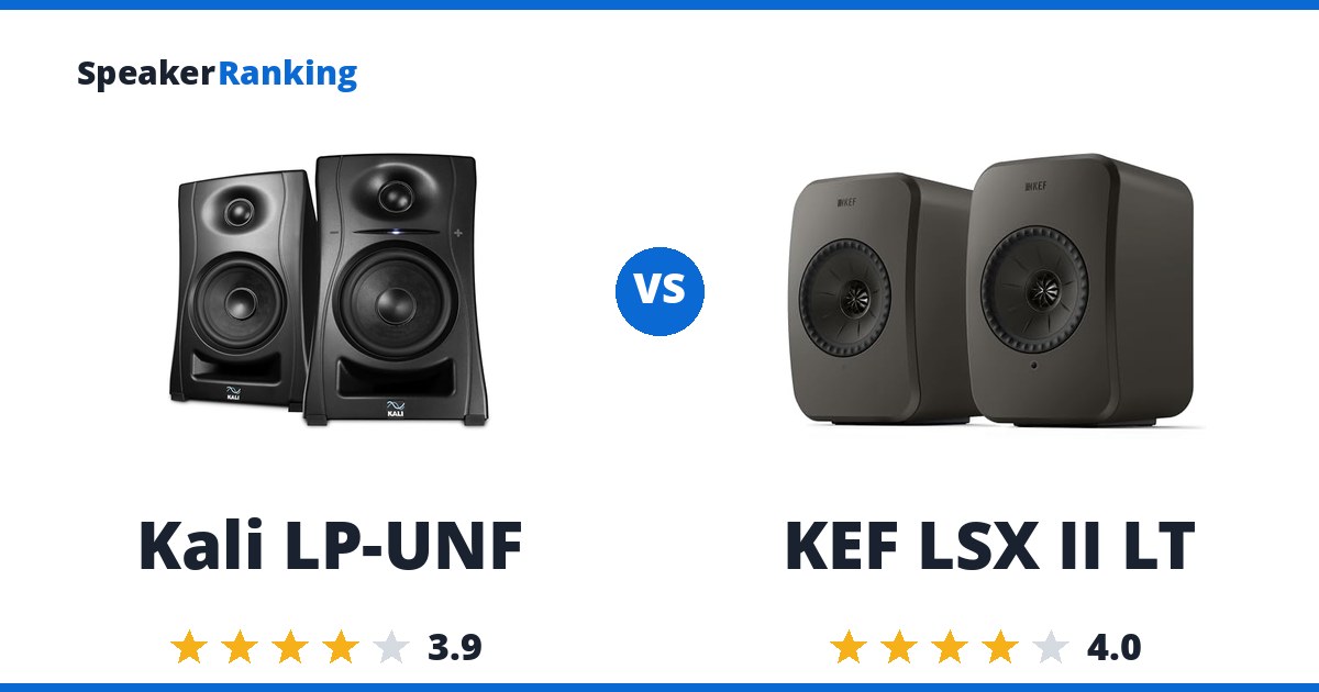 Kali LP-UNF vs KEF LSX II LT