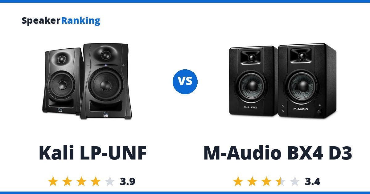 Kali LP-UNF vs M-Audio BX4 D3
