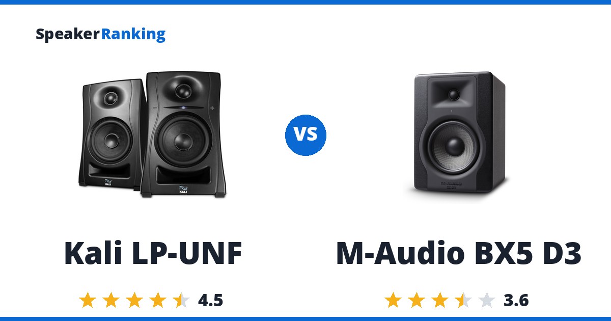 Kali LP-UNF vs M-Audio BX5 D3