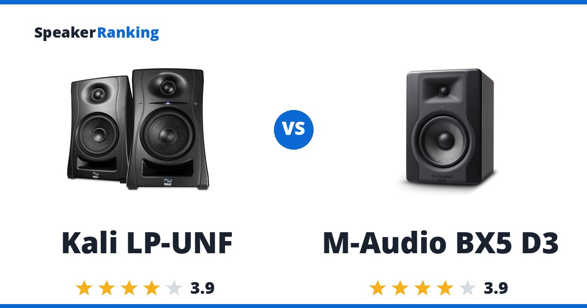 Kali LP-UNF vs M-Audio BX5 D3
