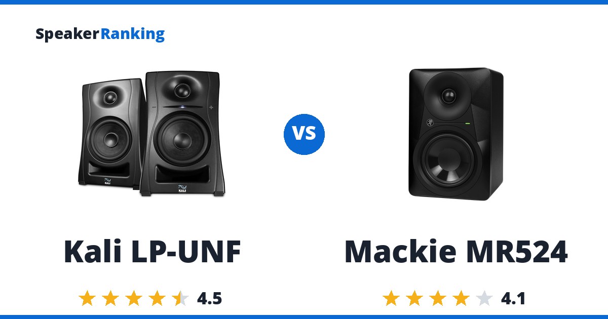 Kali LP-UNF vs Mackie MR524