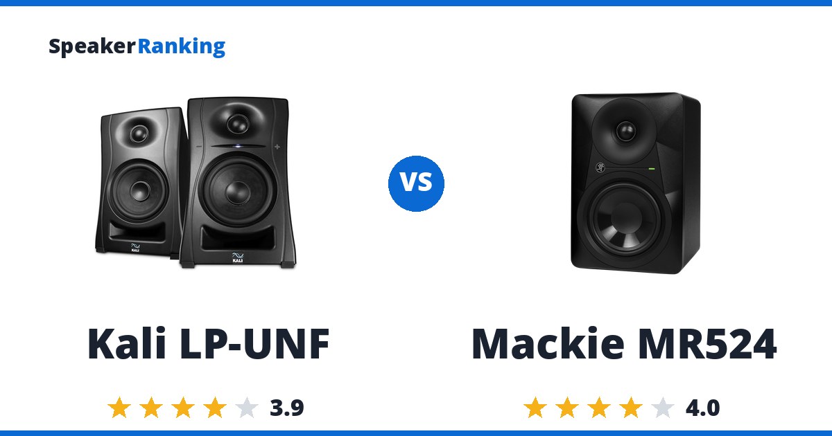 Kali LP-UNF vs Mackie MR524